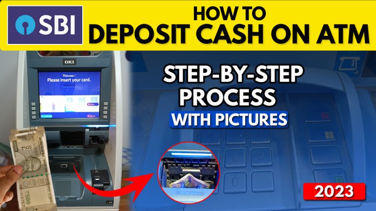 How to Deposit Money in SBI ATM