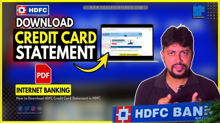 how to download hdfc credit card statement from netbanking