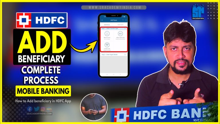 how to add beneficiary in hdfc mobile app