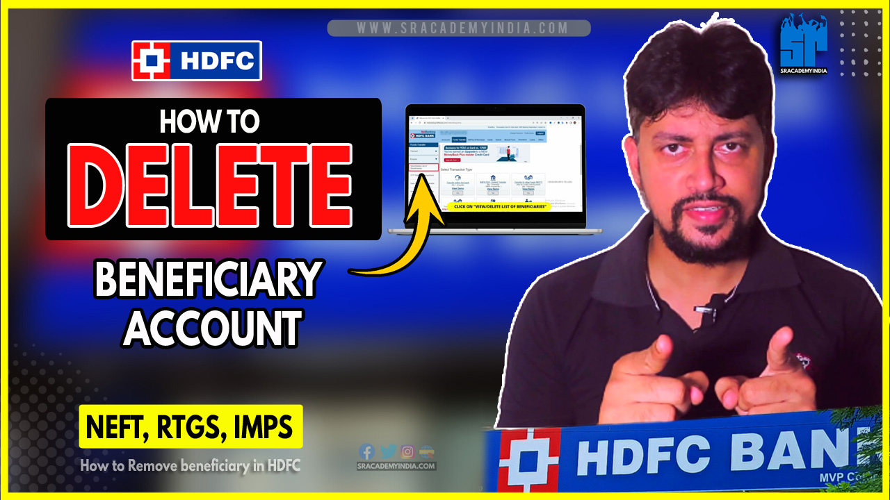 how to remove beneficiary in hdfc net banking