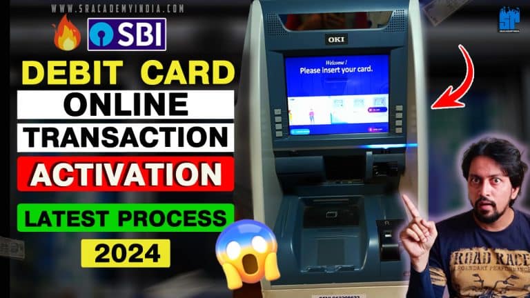 How to Activate SBI Debit Card For Online Transaction