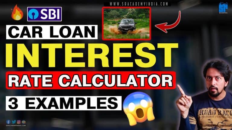 sbi car loan interest rate calculator for salary account excel