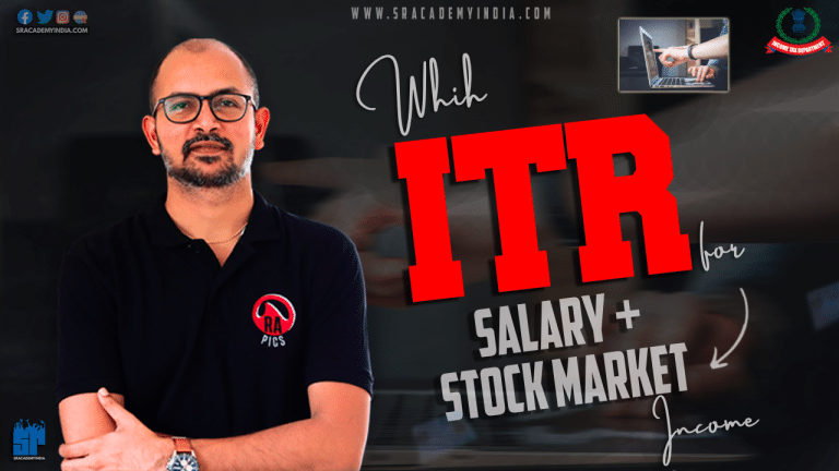 itr for capital gain and salary
